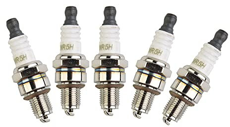 DAZZLEEX CMR6H - Candele di accensione per motosega per Stihl, 5 pezzi
