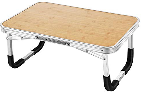 Zusammenklappbarer tragbarer Laptop-Schreibtisch Studentenwohnheim Studenten Einfacher Lerntisch Bettschreibtisch Verstellbarer Laptop-Schreibtisch auf dem Bett (Color : HH471700PI