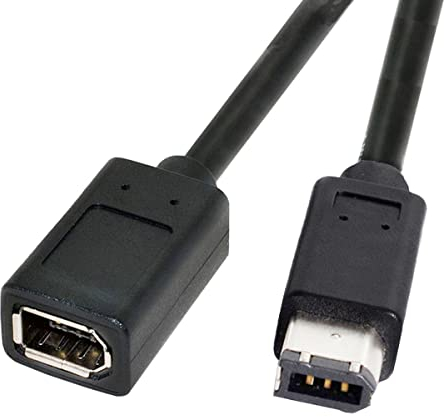 CY IEEE 1394 6Pin Femmina a 1394a 6Pin Maschio Estensione Dati Scheda di Acquisizione Video Firewire 400 a 400 Cavo 20 cm