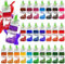 Oil Based Food Colouring - 26 Colours Vibrant Food Colouring Set for Chocolate, Candy Melts, Baking, Cake Decorating - Upgraded Edible Food Colour Dye for Icing, Fondant, Cookie, Crafts - 6ml/Bottle