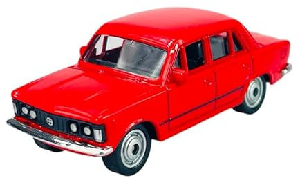 Welly FIAT 125 Rot Polski FIAT 125p 1/60 1:60 7cm Modell Auto Die Cast Neu im Kasten