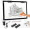 A2 Light Box for Tracing - Diamond Painting Light Board with 12v2a Adapter 2 Multi-Functional Clips, Ultra-Thin Stepless Brightness Light Pad, Drawing Light Box for Diamond Painting Sketching