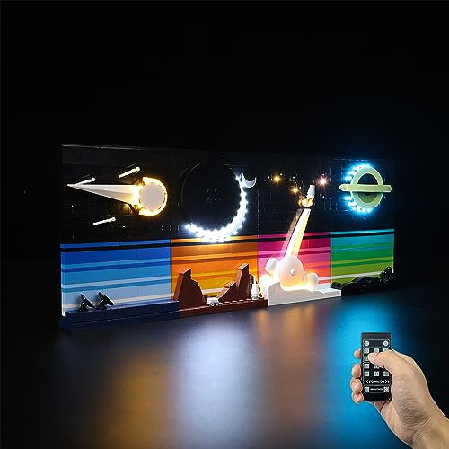 Kyglaring Kit de iluminación LED (sin Modelo) - Compatible con el Juego de Bloques de construcción Lego-21340 Ideas Tales of The Space Age - Sólo Leds Sin Juego de Ladrillos(Versión remota)