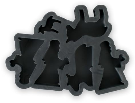 Handgefertigte 3D Silikon-Form Weihnachtskrippe Stall aus hochwertigem Silikon zum Basteln handgegossener Deko-Figuren (Drei Könige)