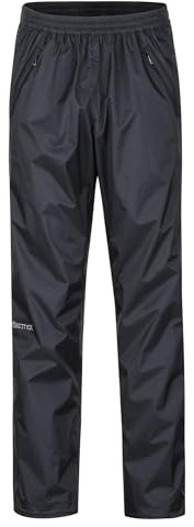 Marmot Herren PreCip Eco Full Zip Pant Long, wasserdichte Regenhose, Winddichte Wanderhose, atmungsaktive Regenkleidung zum Wandern und Trekking, Black, M