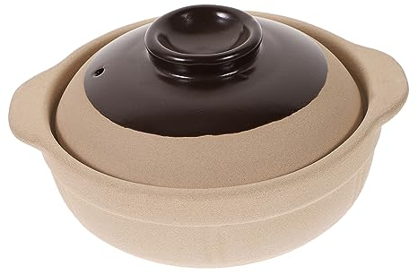 IMIKEYA Marmite Bibimbap En Argile Cocotte En Argile Ustensiles De Cuisine En Marmite À Ragoût À Double Poignée