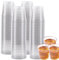 ASelected 100Pcs Plastic Shot Glasses 30Ml Plastic Shot Glass Reusable for Party, Wedding, Festival, Games, Jelly Cup