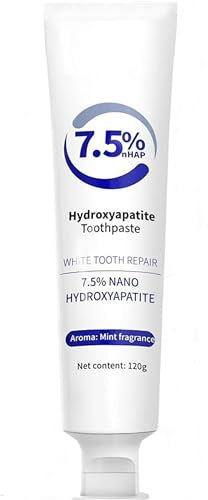 Hydroxyapatite Toothpaste for Enamel Protection, Fluoride-Free Formula with Gentle Mint, for Sensitive Teeth, Daily Protection, Long-Lasting Fresh Breath, Travel-Friendly (1)