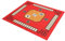 Toddmomy Nappe Mahjong Mat ménage Tapis de mah-Jong Bureau Tapis de Mahjong pour Table Plateau de mah-Jong Tapis de Table de Jeux de société Tapis de Jeu Microfibre Rouge