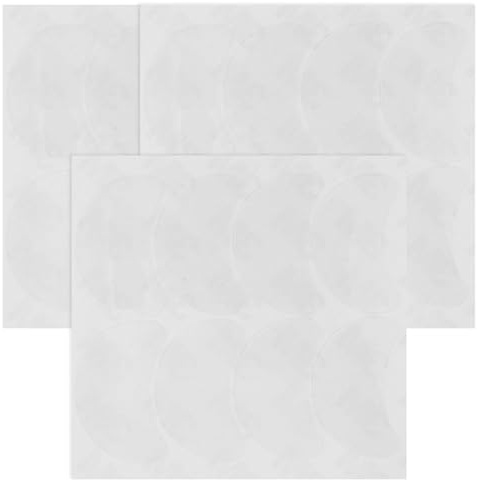 MAJORMENCH Almohadillas para Boquilla de Flauta 3 Piezas, Transparentes en Forma de Media Luna 0,4 Mm, Accesorios para Saxofón y Clarinete, Parches Suaves para Labios, Uso Musical