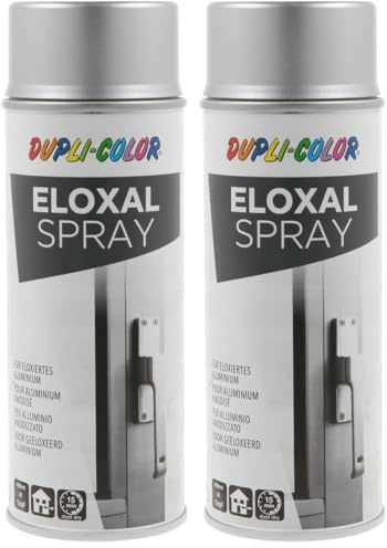 DUPLI-COLOR 299810 Eloxal Spray Silber 400 ml (2er Pack)