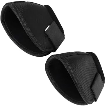 Annadue Horse Bell Boots, Oxford Cloth Horse Hoof Boots, Breathable Hoof Protection for Gear Supplies (L)