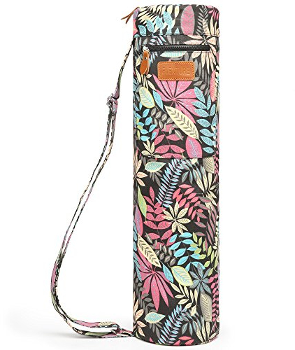 EELENTURE Yogamatten-Tasche für Damen – durchgehender Reißverschluss, Taschen und verstellbarer Gurt – passend für 0,6–0,8 cm dicke Matten – ideal für Klassen, Fitness und Outdoor-Workouts