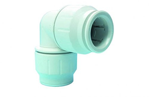 Primaflow 90003086 JG Speed Fit Elbow, White, 15 mm, Set of 2 Piece