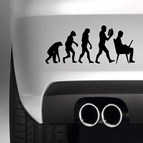 Computer Evolution Vinyl Aufkleber