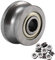 U624ZZ U Nutlager Lager U-Nut Kugellager ， Acogedor 10 stücke Rillenkugellager Führungsrolle Für Schiene Linearsystem 4 * 13 * 7mm / 0,15* 0,51 * 0,27