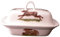 crackinchina Hares butter dish - Hares rabbits design on porcelain butter dish