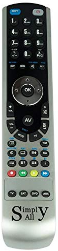 SimplyAll Ersatzfernbedienung kompatibel mit Sagem RTI-500T2HD