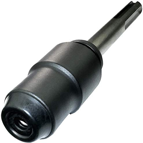 AERZETIX - C45025 - Adaptateur Convertisseur SDS-Max vers SDS-Plus avec Mandrin - Raccord Embout Prise pour Marteau Perforateur/Piqueur - Burin/Forêt/Mèche - en Acier CR-V