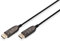 DIGITUS DisplayPort AOC Cavo ibrido in fibra ottica - Displayport 1.4 - 8k/60Hz - UHD-II - contatti dorati - 10m - nero