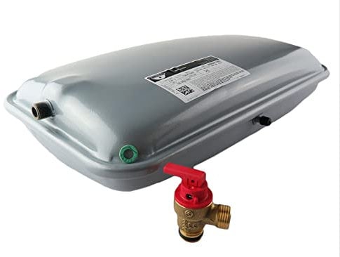 HTS Boiler Expansion Vessel Compatible with Glowworm ULTRACOM 2 Expansion Vessel 0020097328 & Pressure Relief Valve 0020014173