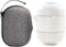 TAMUME Service à Thé de Voyage, Théière et Tasses à Thé en Porcelaine Pour 2 Personnes, avec Pochette de Voyage (Blanc)