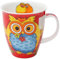 Dunoon Nevis 0.48L Fine Bone China Mug Owls Red