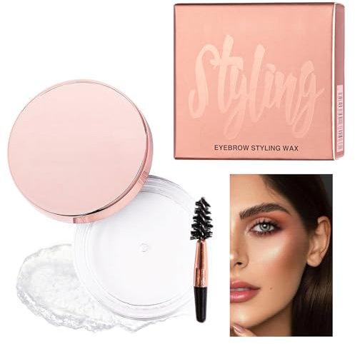 Cire à Sourcils Gel à Sourcils Transparent Cire à Sourcils Imperméable Sourcils Styling Savon Gel Fixateur Sourcils 4D Gel Fixateur Sourcils Brow Styling Soap Maquillage des Sourcils