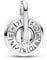 PANDORA ME Sternzeichenkreis Medaillon-Charm aus Sterling Silber mit Cubik Zirkonia, Kompatibel ME und Moments Armbändern, 793038C01