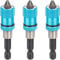 ‎DMJJSD 3 pezzi Porta bit per cartongesso Bit per cartongesso magnetico Portabit a cambio rapido Attacco esagonale1/4 di pollice Regolazione della profondità delle viti Attacco per viti a secco