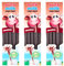 Quick Milk Magic Sipper Lot de 3 pailles à milkshake aromatisées saveur chocolat (39 pailles)