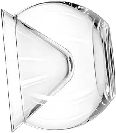 PRETYZOOM Bol en Verre Décoratif Double Couche avec Récipient à Glace Triangulaire Transparent pour Salade Cocktail Caviar Dessert Snack 170 ML Usage Bar Restaurant Maison