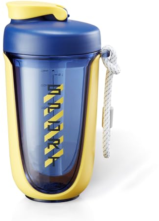 boieioe Shaker-Becher für Protein-Shakes, 590 ml, auslaufsicher, der perfekte Shaker für das Fitnessstudio, Pre-Workout-Flasche, Cocktail-Shaker, Gewichtsverlust-Shaker, Shakes
