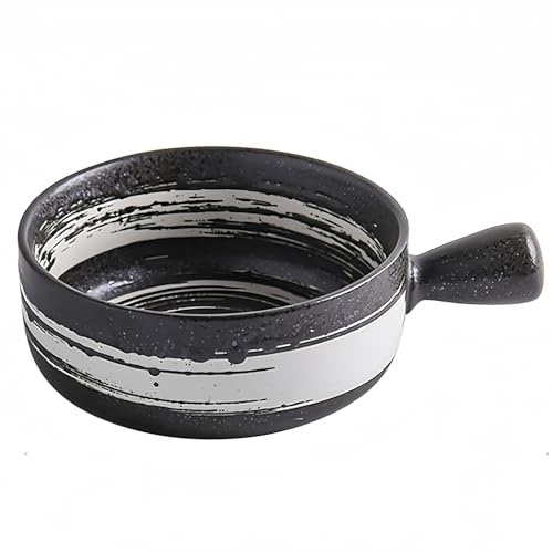 Dowbom Bols à soupe avec poignée, 751,3 g, bol à soupe à l'oignon, passe au micro-ondes et au four (BB, 760 ml) BL-SP-129