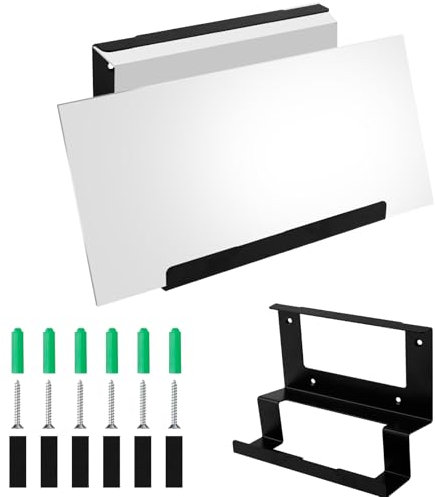 Router Mount Bracket, 2 in 1 Router Wall Mount Bracket Power Supply Bracket Router Holder Wall Mount Kit for Starlink Gen 3 & Starlink Standard V3