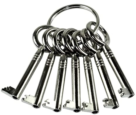 Möbelschlüssel Satz 7-teilig, Ersatzschlüssel, Zusatzschlüssel für Möbelschlösser, geignet z.B für SN-TEC und Junie Schlösser