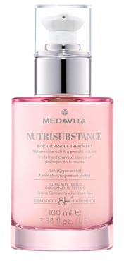 Medavita | Nutrisubstance 8-Stunden Rescue Pflege, 100ml, Nachtkur für Feuchtigkeit und Glanz | Pflegende Nachtpflege für Haare, Feuchtigkeit und Glanz
