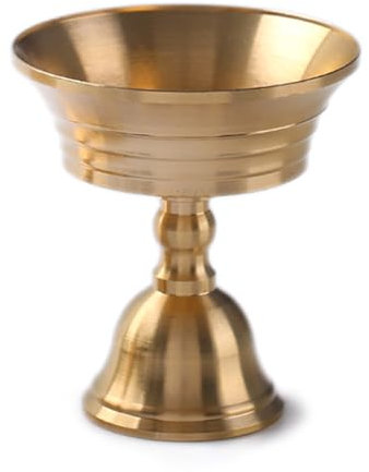 XINGBEI Soporte De Lámpara De Mantequilla De Latón Cabellera De Velas De Vela Desarrollo De Altares Altares Lámpara De Aceite Suministros Budistas Budistas Decors