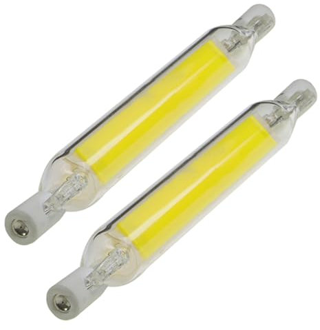 Generico Luce del tubo a LED - Alta luminosità Tubo LED LUMI R7S a doppia estremità Bulbi, ad alta luminosità LED LED BUSTICHE R7S LULBS BABS TUBILE GLAST TUBILE ALTA PROPRIETÀ ALTA PROPRIETÀ
