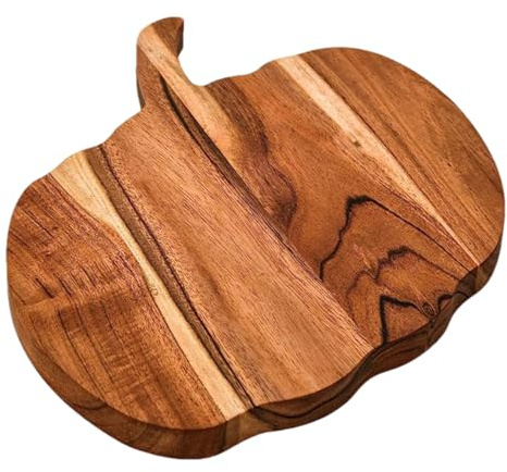 Tagliere A Forma Di zuc-ca Di Halloween - Tagliere In Legno A Forma Di zuc-ca, Tagl-iere In Legno Da Cucina Con Manico, Taglieri In Leg-no Per Salumi, Ciotola In Leg-no Per Servire La Carne