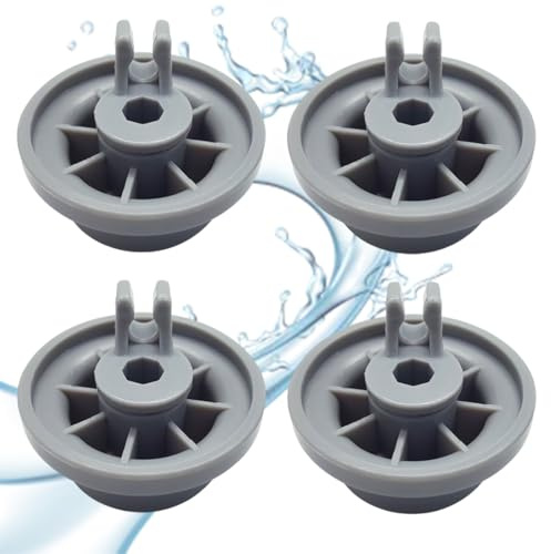 Ruedas Universales para Canasta Inferior, 4 Repuestos Lavaplatos para Reemplazar las Piezas Desgastadas, para Cesto Inferior Ruedas Lavavajillas Compatible