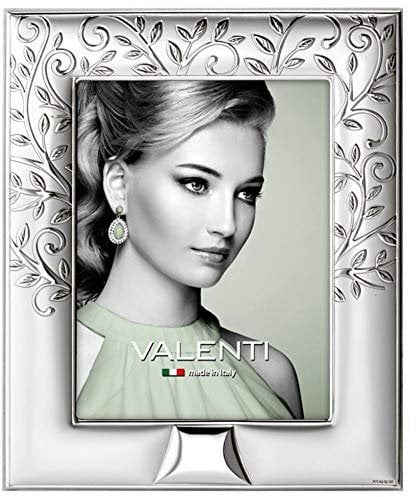 Valenti&CO. Cornice Portafoto Albero della Vita B1381 in Bilaminato Argento (18X24)