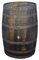 Temesso Originales schottisches Whiskyfass, Eichenfass, Holzfass, Whisky Fass, Schnapsfass - 190L (Oberfläche geölt)