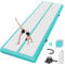 Inflatable Tumbling Gym Mat 10cm high 4M Inflatable Air Gymnastics Mat Training Mats Gymnastics tumbling mat with Air Pump