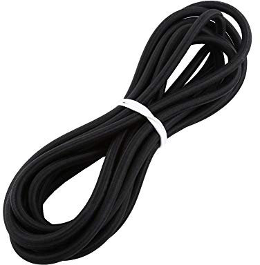 Corde en Nylon élastique de Corde d'élastique de Corde élastique de 5M/10M Noire/Blanche Attacher la Courroie de remorque(10mm*5M-Noir) Painting Tools