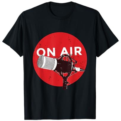Radio On Air Vintage Microphone T-Shirt