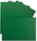 25x Einzelkarten Din A7-10,5 x 7,3 cm - 240 g/m² - Dunkelgrün (Grün) - Blanko Mini-Karten ideal für Geschenkanhänger, Namenskarten & Visitenkarten