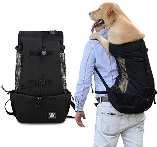 Woolala Hunderucksack für Welpen, mit wasserdichtem Futter, Reisetasche für kleine Haustiere, zum Wandern, Spazierengehen, Fahrrad