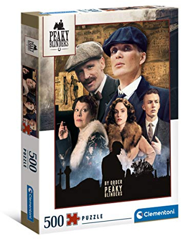 Clementoni 35095 Peaky Blinders – Puzzle 500 Teile ab 9 Jahren, buntes Erwachsenenpuzzle mit kräftigen Farben, Geschicklichkeitsspiel für die ganze Familie, schöne Geschenkidee