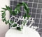 AILEXI 1 Zählung Acryl Glitter Kuchen Topper verzieren - Happy Birthday Weiß 0329